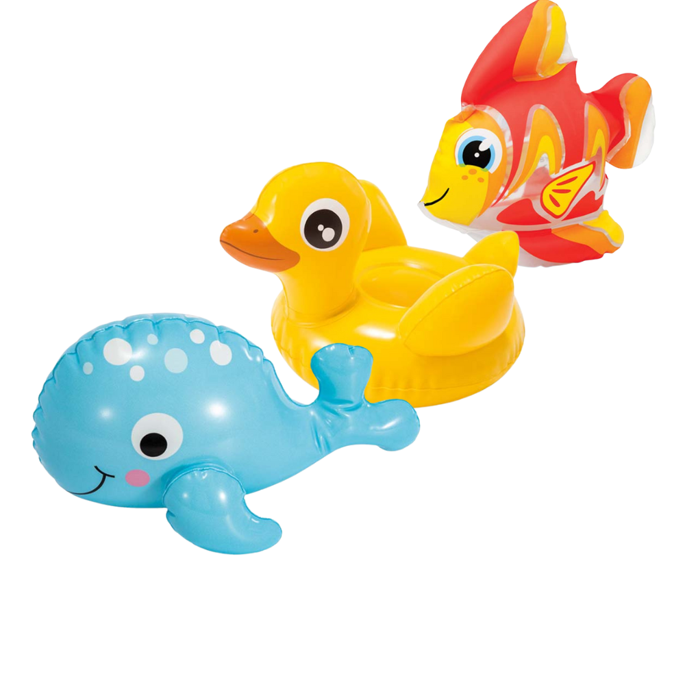 Надувний набір іграшок Intex 59590-3 Звірятка 3 в 1 (175144)