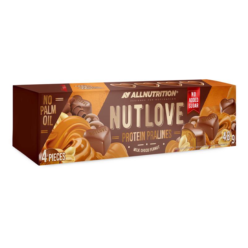 Протеїнові праліне AllNutrition Nutlove Protein Pralines Молочний шоколад/Арахіс 48 г (22586-01)