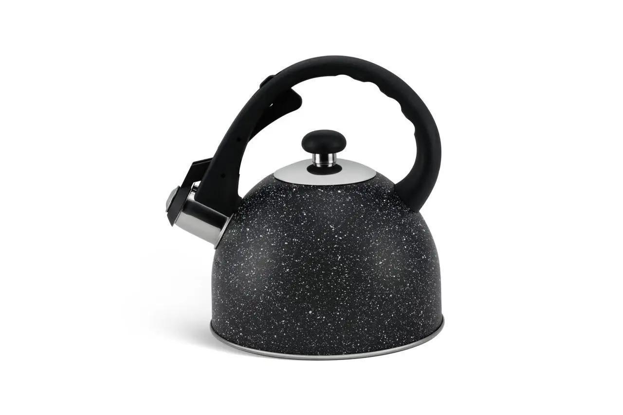 Чайник с свистком для индукционной плиты Edenberg EB-1973 1,5 л Черный (2530556638) - фото 3