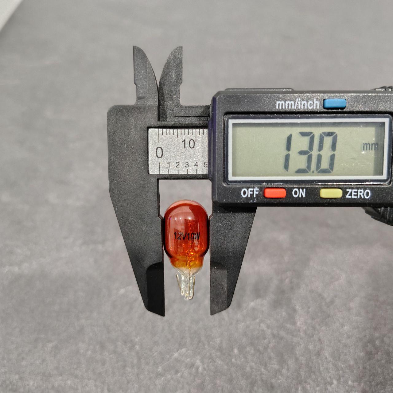 Автолампа T13 WY10W W2,1x9,5d 12V 10W Янтарный (648STORE3) - фото 3