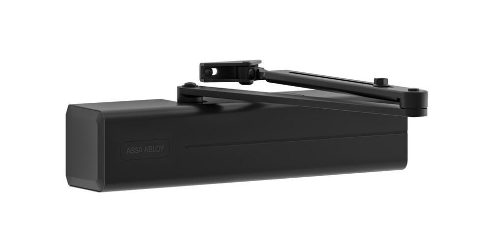 Доводчик дверной ASSA ABLOY DC340 с тягой EN 2-6 1400 мм 120 кг Черный