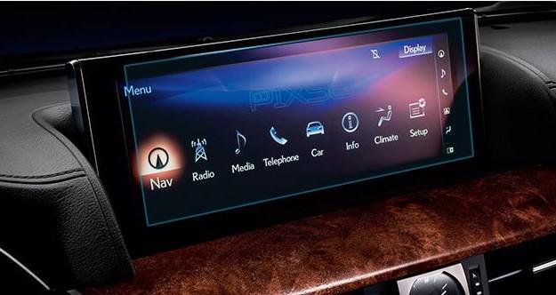 Скло захисне Pixsel на монітор Lexus LX 14,3“ 2016-2021 гартоване глянець