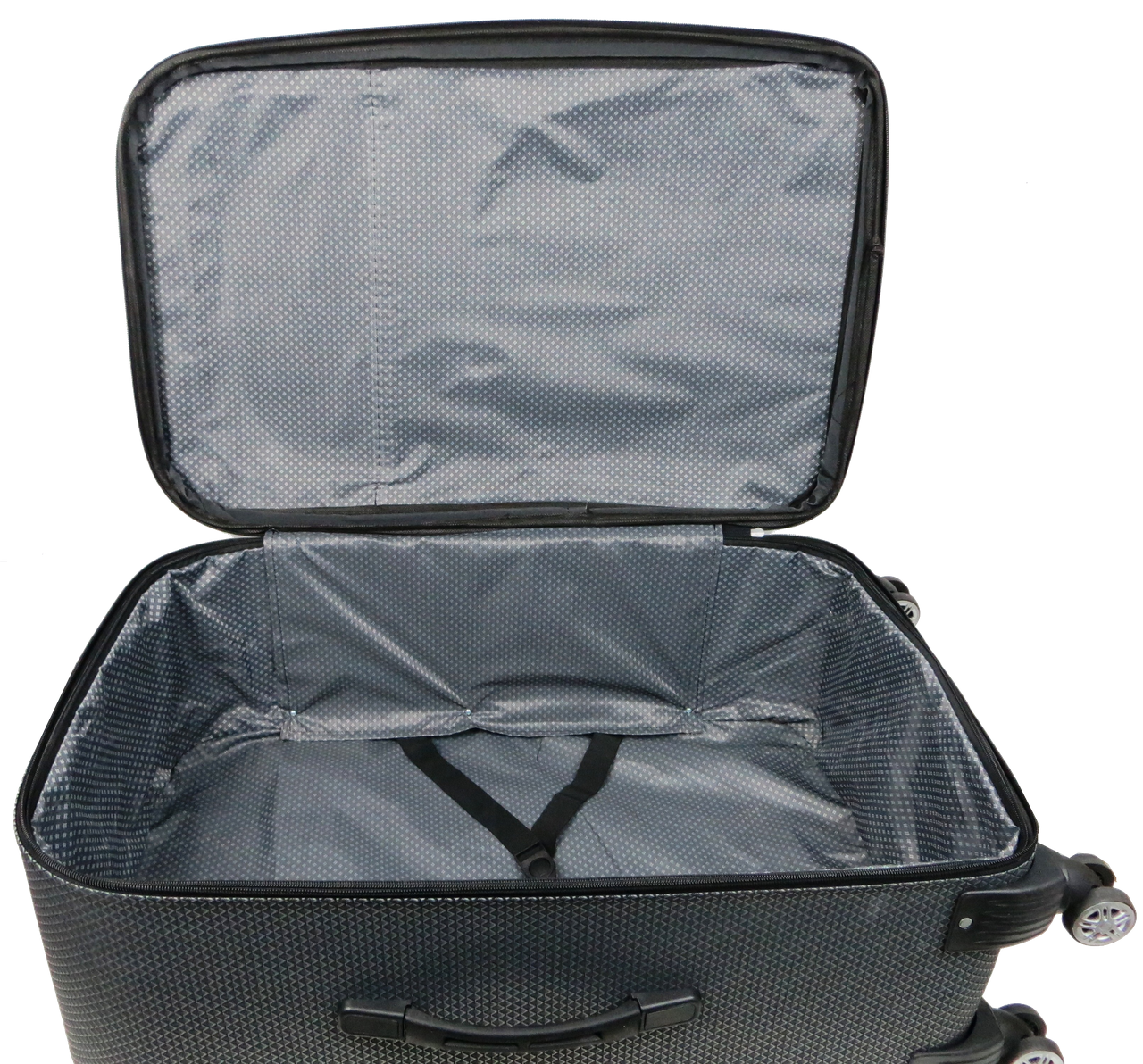 Чемодан на колесах Gedox GD Polo тканевый большой в клетку 100 л Серебристый - фото 4 Чемодан на колесах Gedox GD Polo тканевый большой в клетку 100 л Серебристый - фото 4