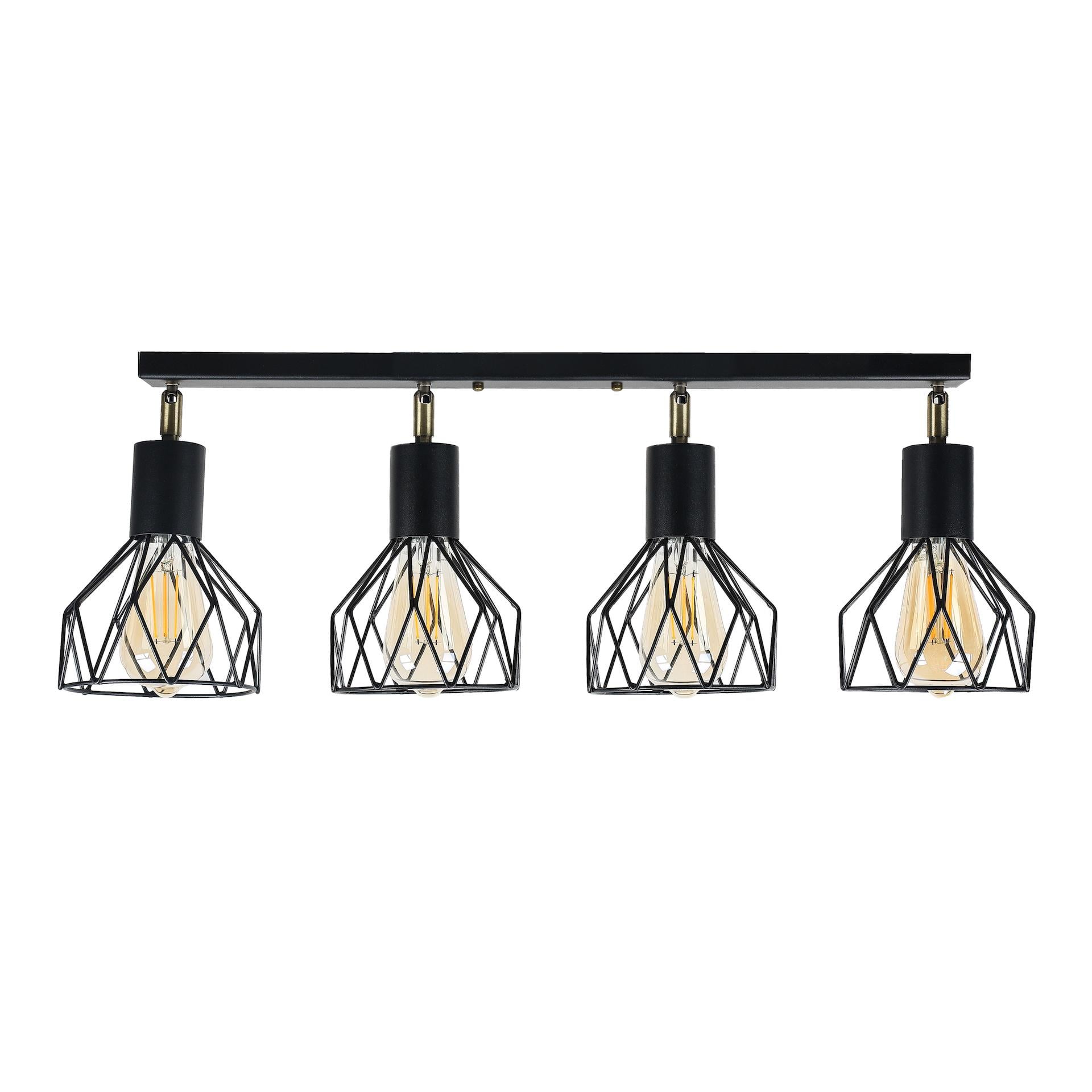 Светильник потолочный Diamond L135-750-4 Black (2301311)