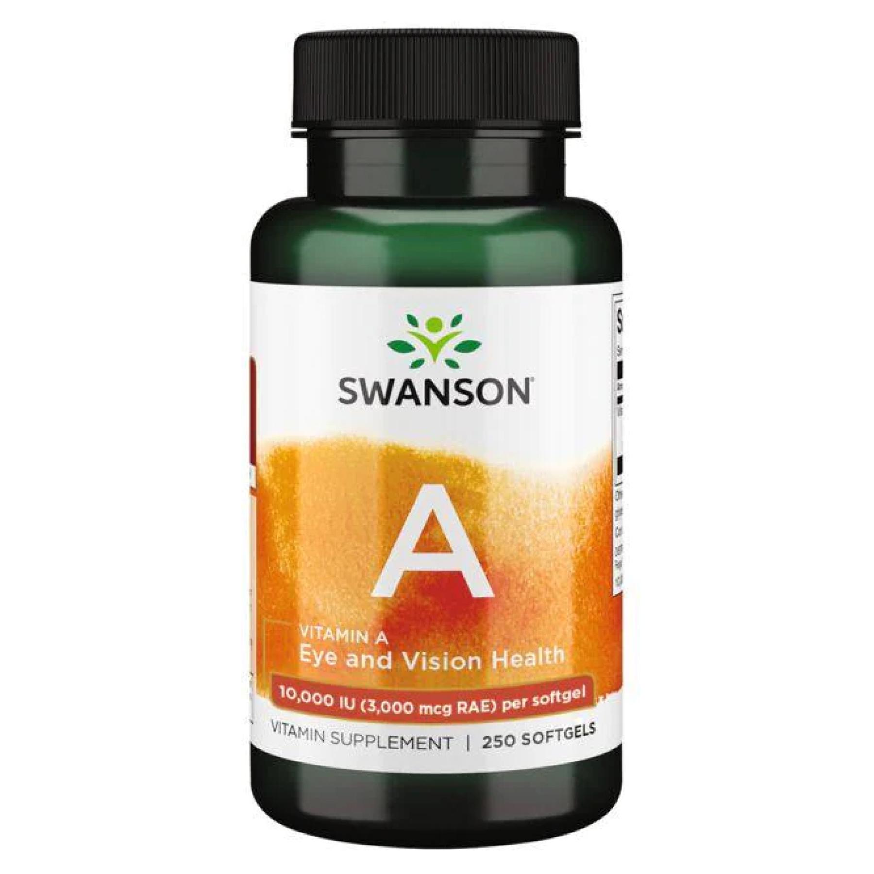 Вітамін Vitamin A 10,000 IU 250 Softgels (100-74-0079373-20)