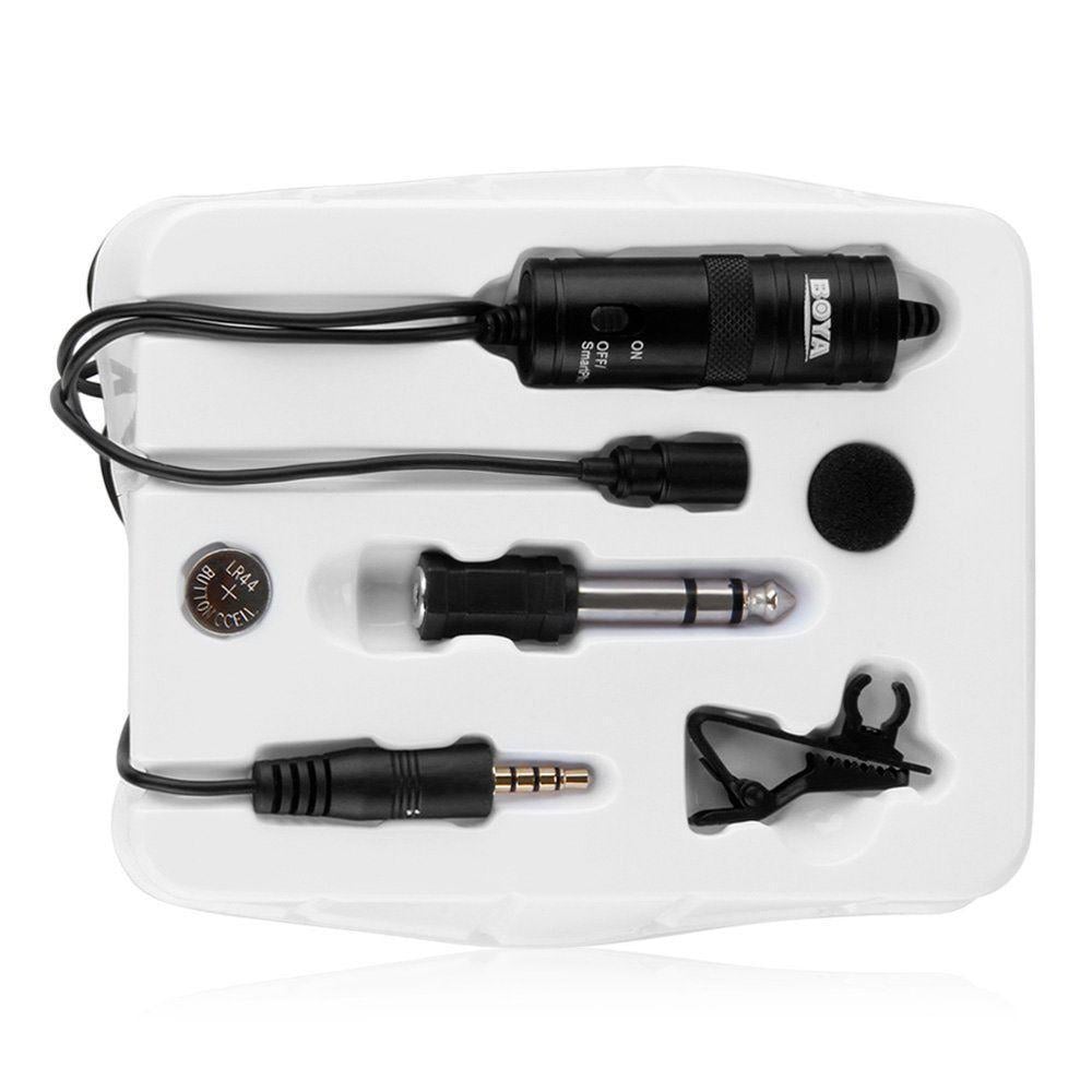 Петличный микрофон Boya BY-M1 6 м кабель - фото 4 Петличный микрофон Boya BY-M1 6 м кабель - фото 4