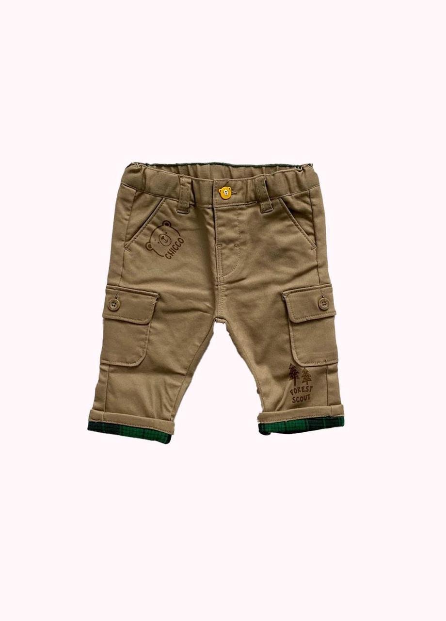 Штаны детские Chicco 0-3 мес. 56 см Коричневый (2081861154)