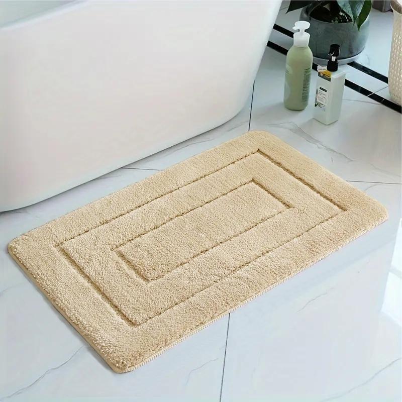 Килимок для ванної кімнати Lovely Svi екстра м'який/абсорбуючий/міцний/прогумований 50x80 см Бежевий (2565064)