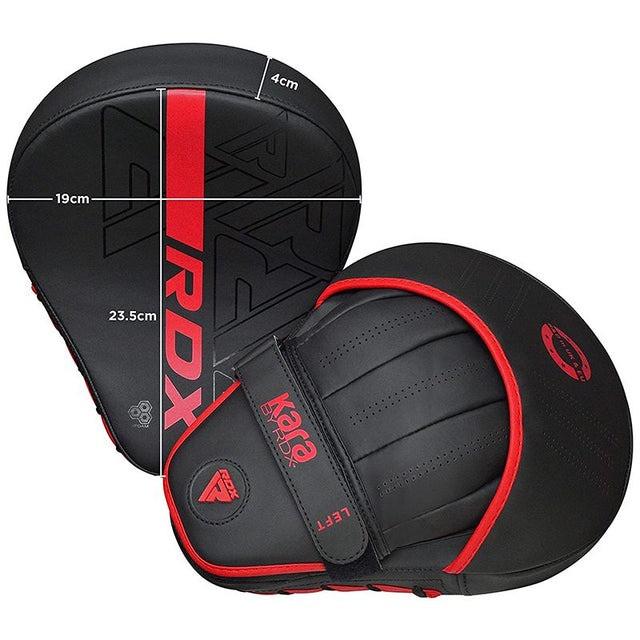 Лапы боксерские RDX F6 KARA Matte Red - фото 8