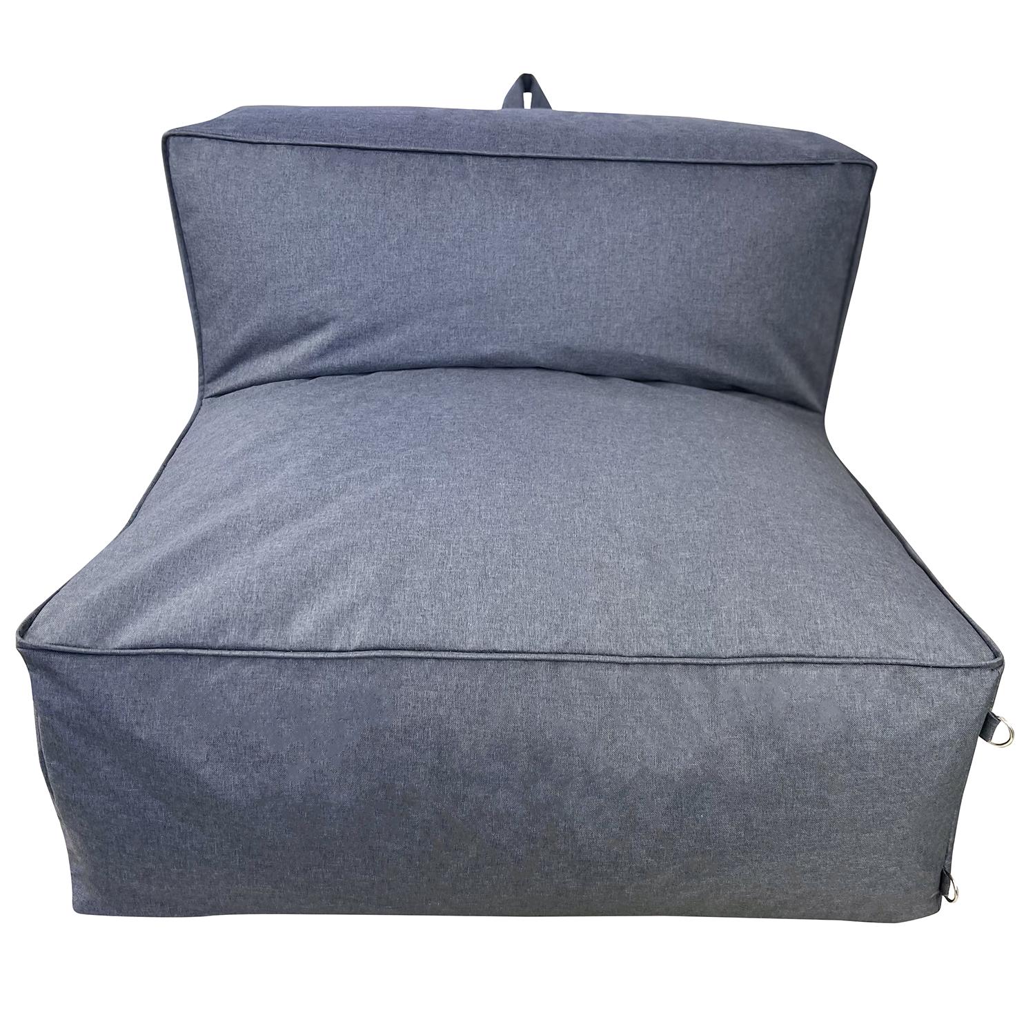 Безкаркасний модульний диван Tia-Sport Блек прямий Сірий - фото 2