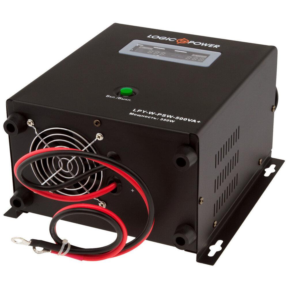 ИБП LogicPower LPY-W-PSW-500VA+ (350Вт) 5A/10A с правильной синусоидой 12В - фото 2