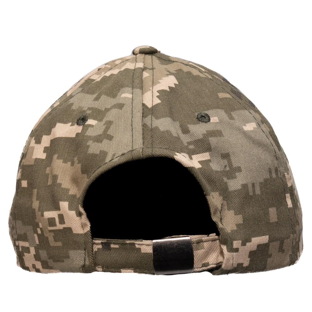 Кепка с гербом Lirus LK20 украинская хлопковая атрибутика на регуляторе р.L 57-58 Пиксель (151289) - фото 3 Кепка с гербом Lirus LK20 украинская хлопковая атрибутика на регуляторе р.L 57-58 Пиксель (151289) - фото 3