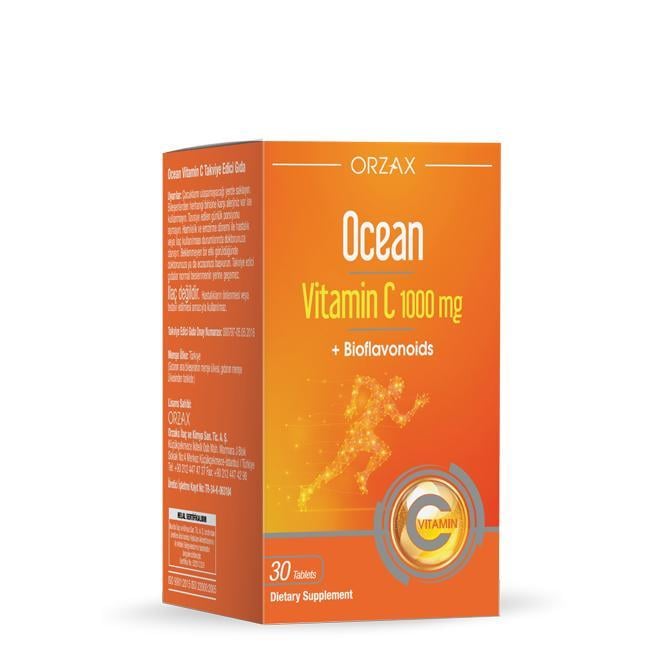 Витамин C Orzax Ocean Vitamin C 1000 мг 30 табл. (2776883031)