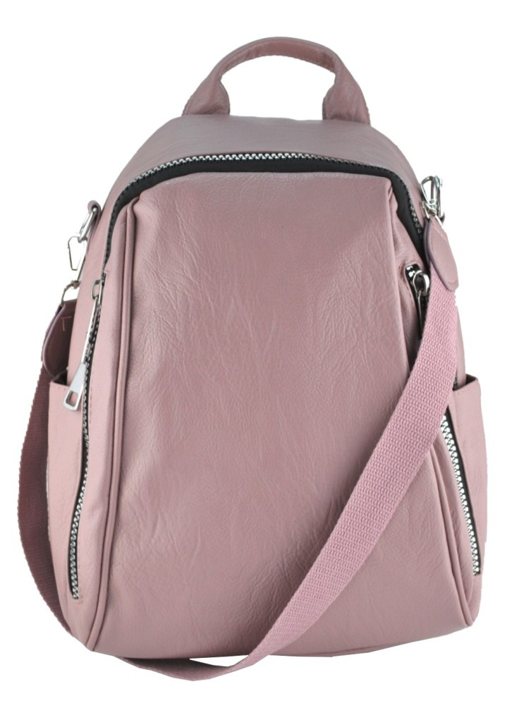 Рюкзак женский Molete 27,5х31х10 см Пудровый (9071-5)