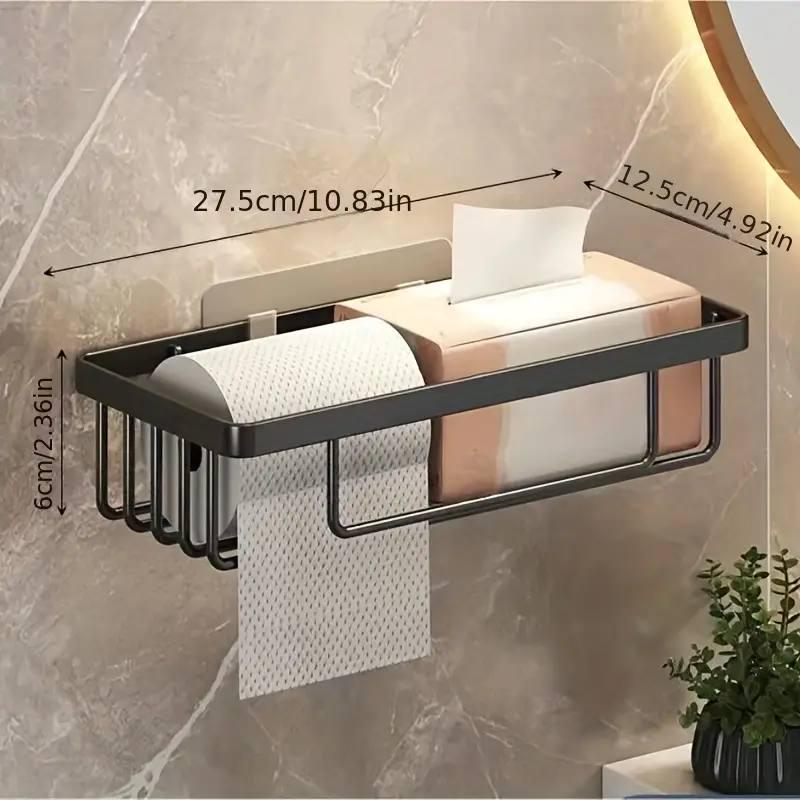 Настенная полка-органайзер для хранения в ванной комнате (952716ce) - фото 4 Настенная полка-органайзер для хранения в ванной комнате (952716ce) - фото 4