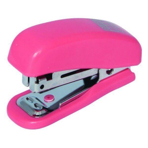Степлер Buromax скоби №10 до 10 аркушів пластиковий Рожевий (BM.4125-10)