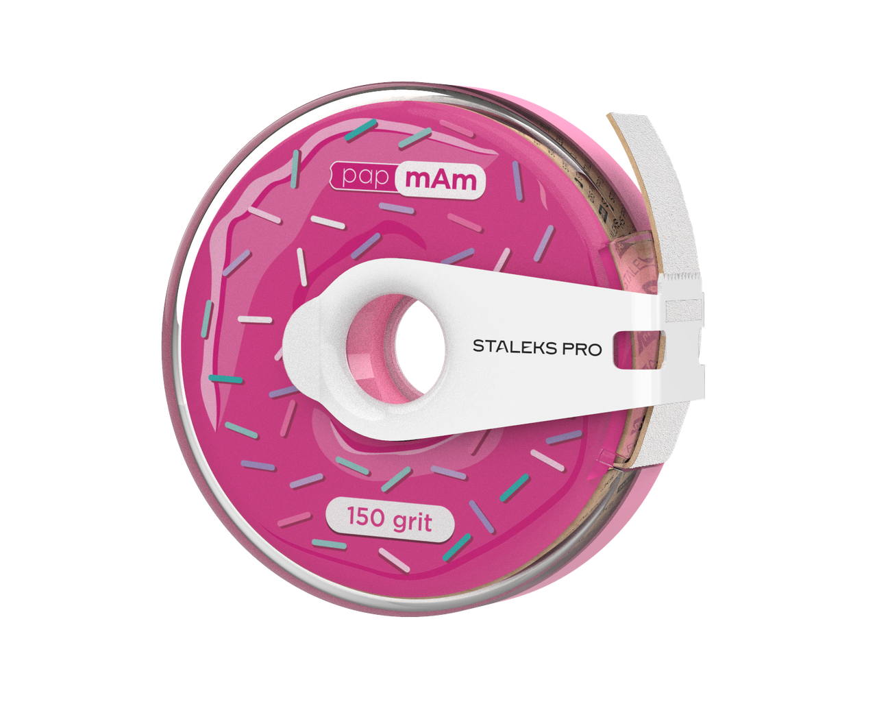 Файл-стрічка змінний у котушці Staleks Pro papmAm з кліпсою пончик 150 grit (2335777252) Файл-стрічка змінний у котушці Staleks Pro papmAm з кліпсою пончик 150 grit (2335777252)