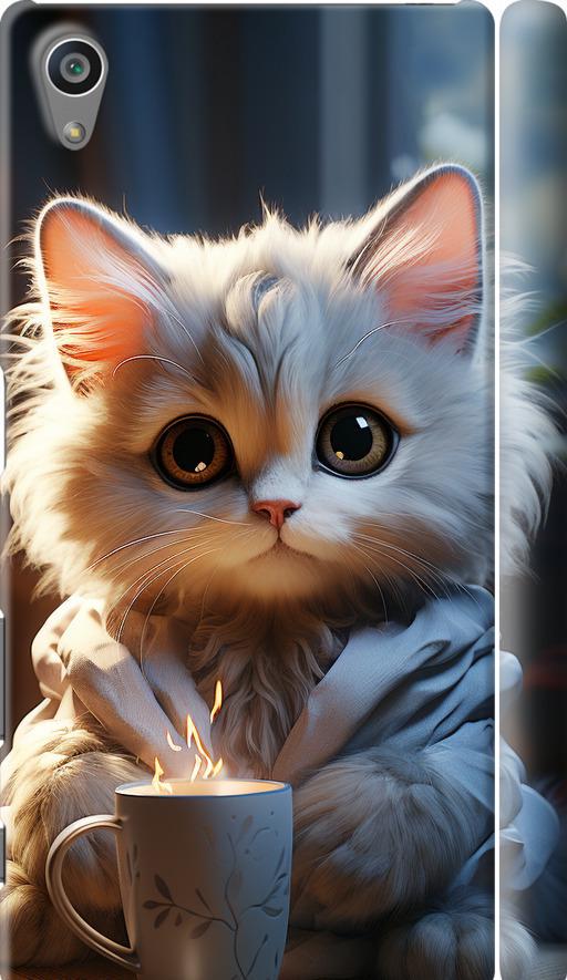 Чехол на Sony Xperia Z5 E6633 White cat (5646m-274-42517) Чехол на Sony Xperia Z5 E6633 White cat (5646m-274-42517)