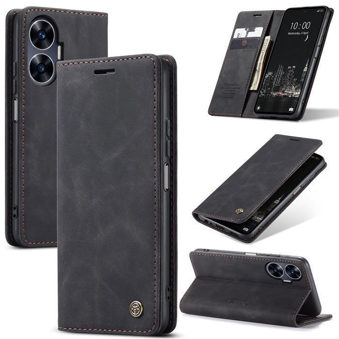 Чехол книжка с магнитом Realme C55 CaseMe Black (32837-2B) Чехол книжка с магнитом Realme C55 CaseMe Black (32837-2B)