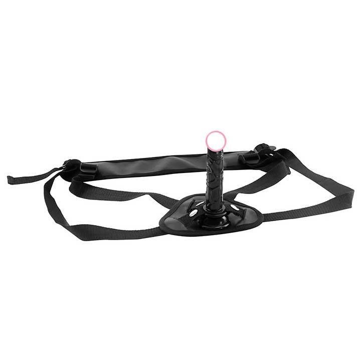 Набір трусики для страпона/фалоімітатор і кільця під різні фалоси Чорний (Т0000654-2)