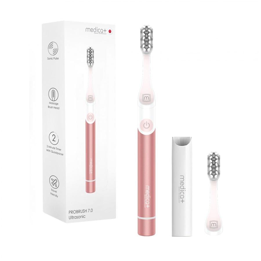 Електрична зубна щітка звукова ProBrush 7.0 Compact Pink