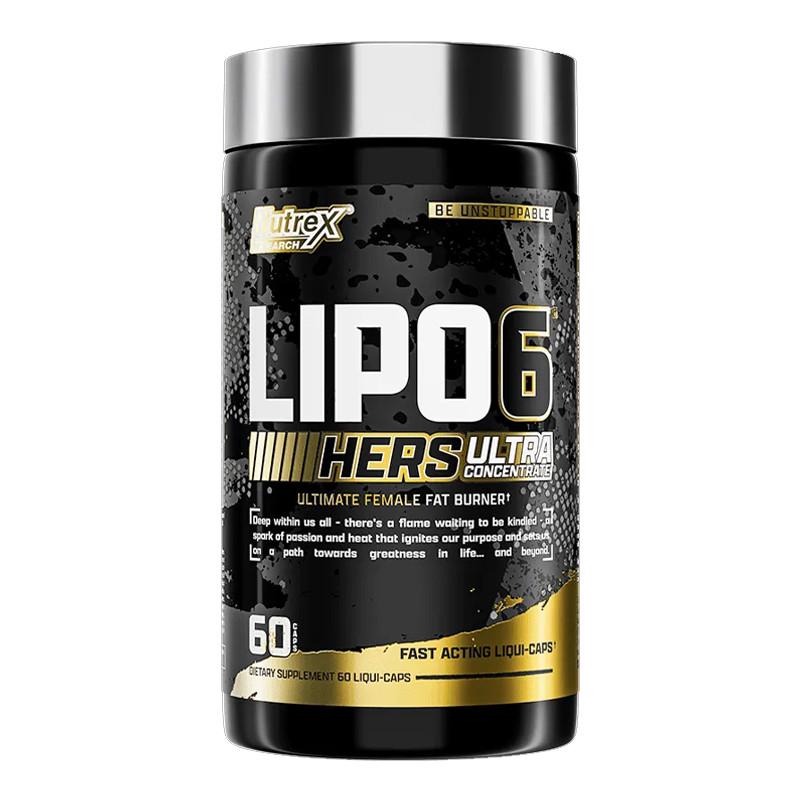 Жиросжигатель комплексный для женщин Nutrex Lipo 6 Black Hers Ultra Concentrate 60 капс. (03139-01)