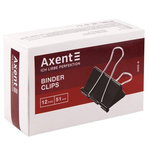Биндер Axent 51 мм 12 шт. Черный (4405-A)