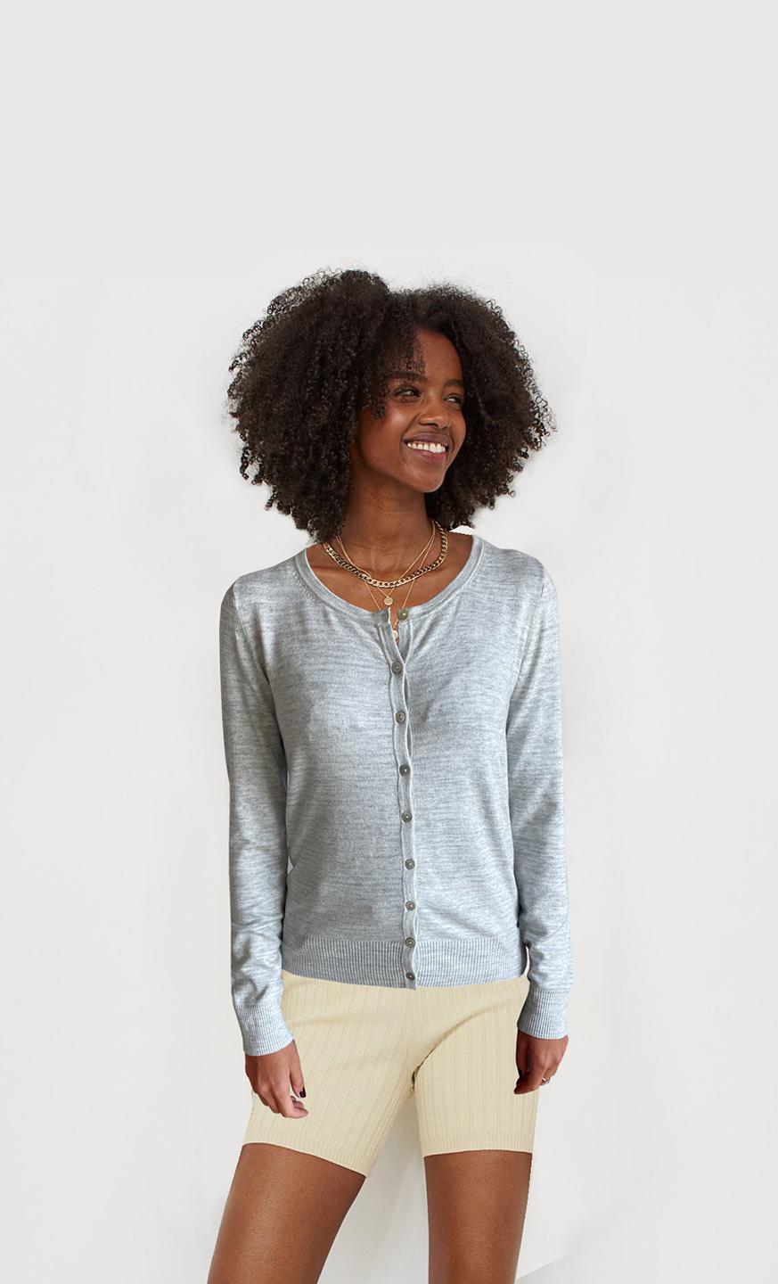Кардиган женский C&A S Светло серый (2077557b32)