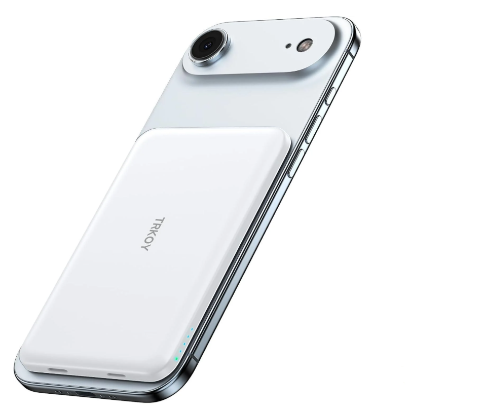 Повербанк магнитный MagSafe 5000 mAh для iPhone Air/17/16/15/14/13/12 White Повербанк магнитный MagSafe 5000 mAh для iPhone Air/17/16/15/14/13/12 White