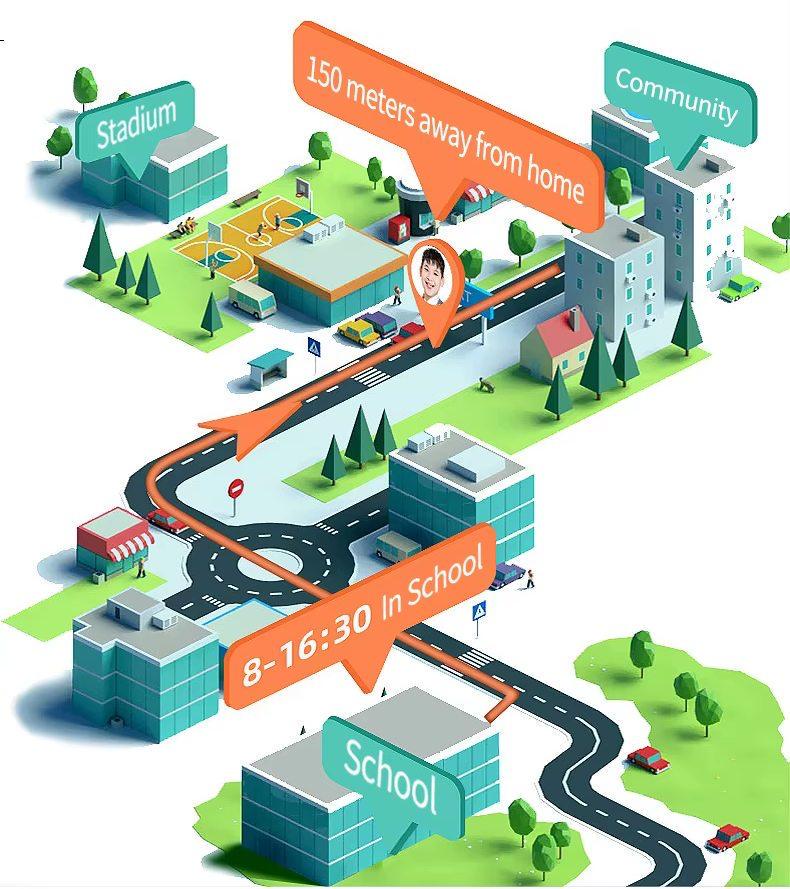 Смарт-часи дитячі Lemfo T30G з прослуховуванням/16 Гб пам'яті/GPS/4G Рожевий (123498) - фото 13