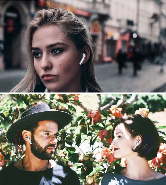 Наушники беспроводные Air 2 Kayfovo PT-24 для IOS/Android с кейсом MagSafe (25694) - фото 3 Наушники беспроводные Air 2 Kayfovo PT-24 для IOS/Android с кейсом MagSafe (25694) - фото 3