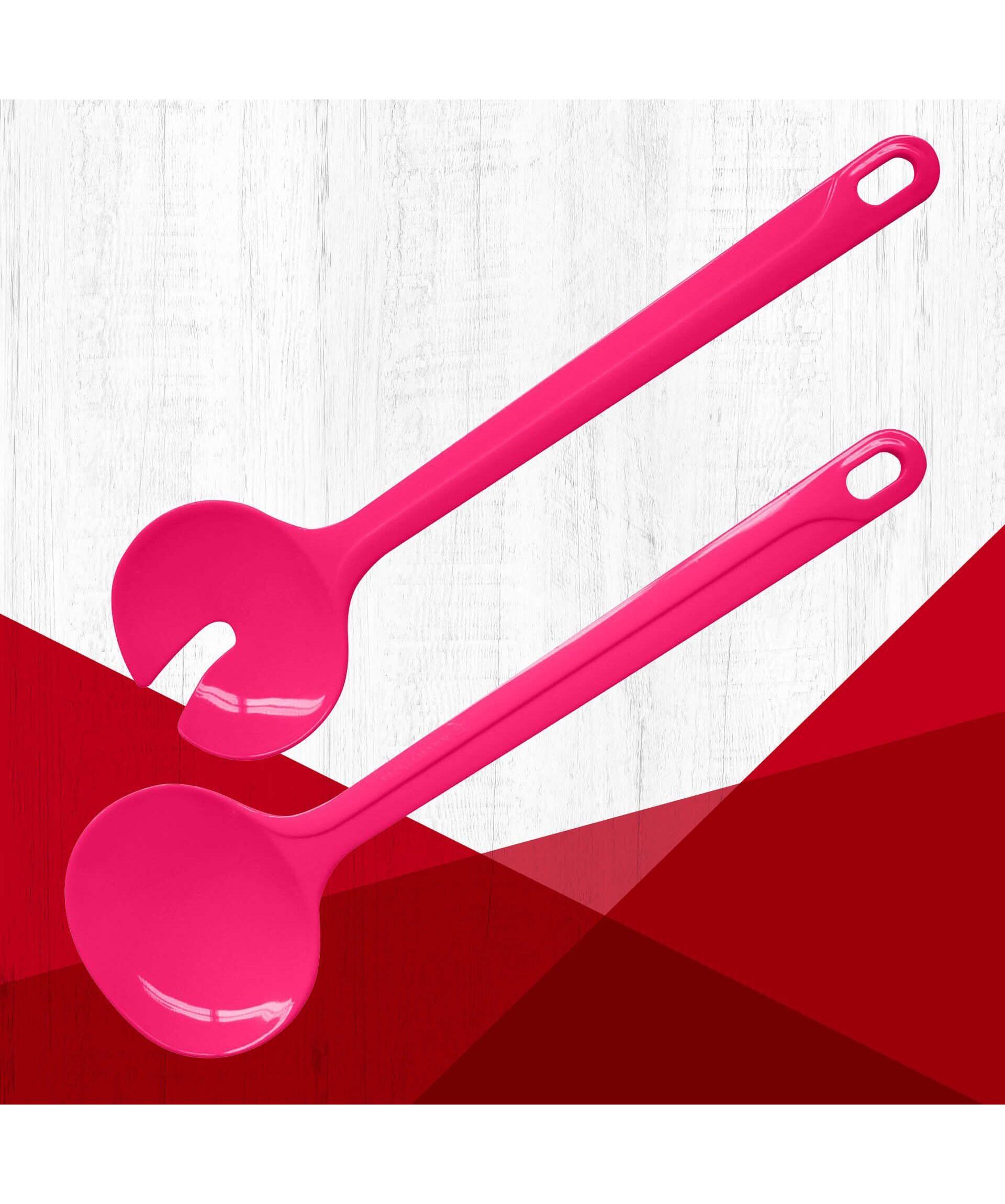 Ложки для салату Fackelmann 2 шт. 29 см Червоний (41821) - фото 2 Ложки для салату Fackelmann 2 шт. 29 см Червоний (41821) - фото 2