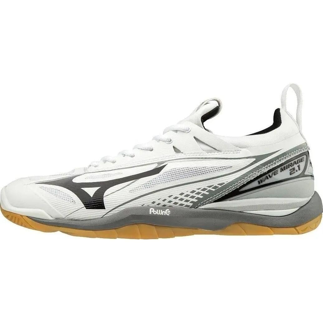 Кросівки для гандболу Mizuno WAVE MIRAGE 2.1 р. EU-44,5 Біло-сіро-чорний (X1GA1850-09)