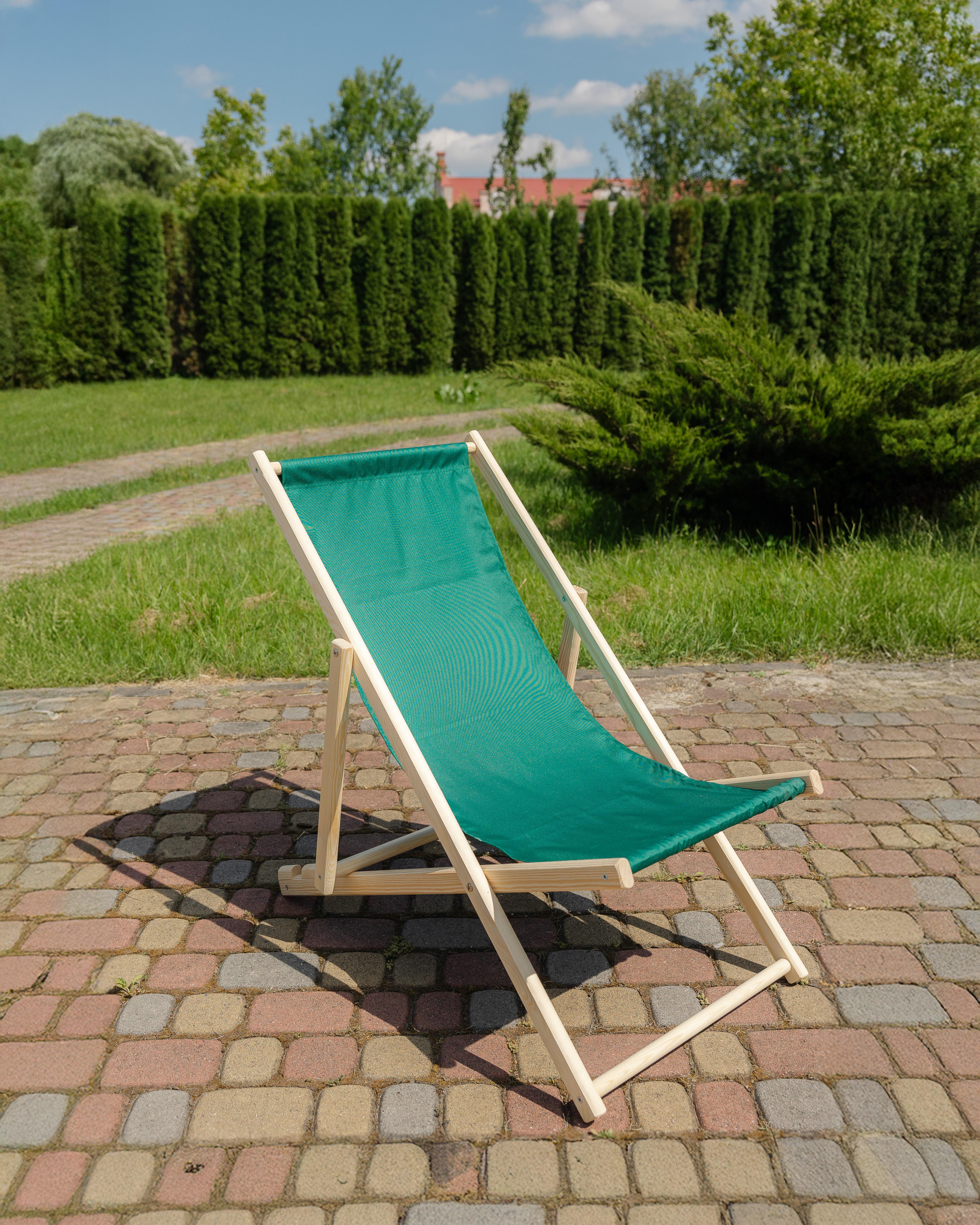 Шезлонг для дачи тканевый XRmaster Зеленый (0001499) - фото 4 Шезлонг для дачи тканевый XRmaster Зеленый (0001499) - фото 4