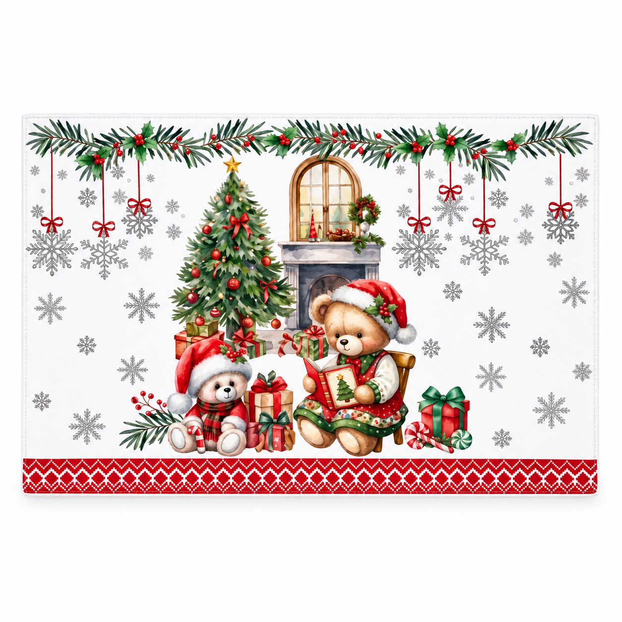 Набір серветок сервірувальних Ardesto Christmas Bears 2 шт. (ART15BR)