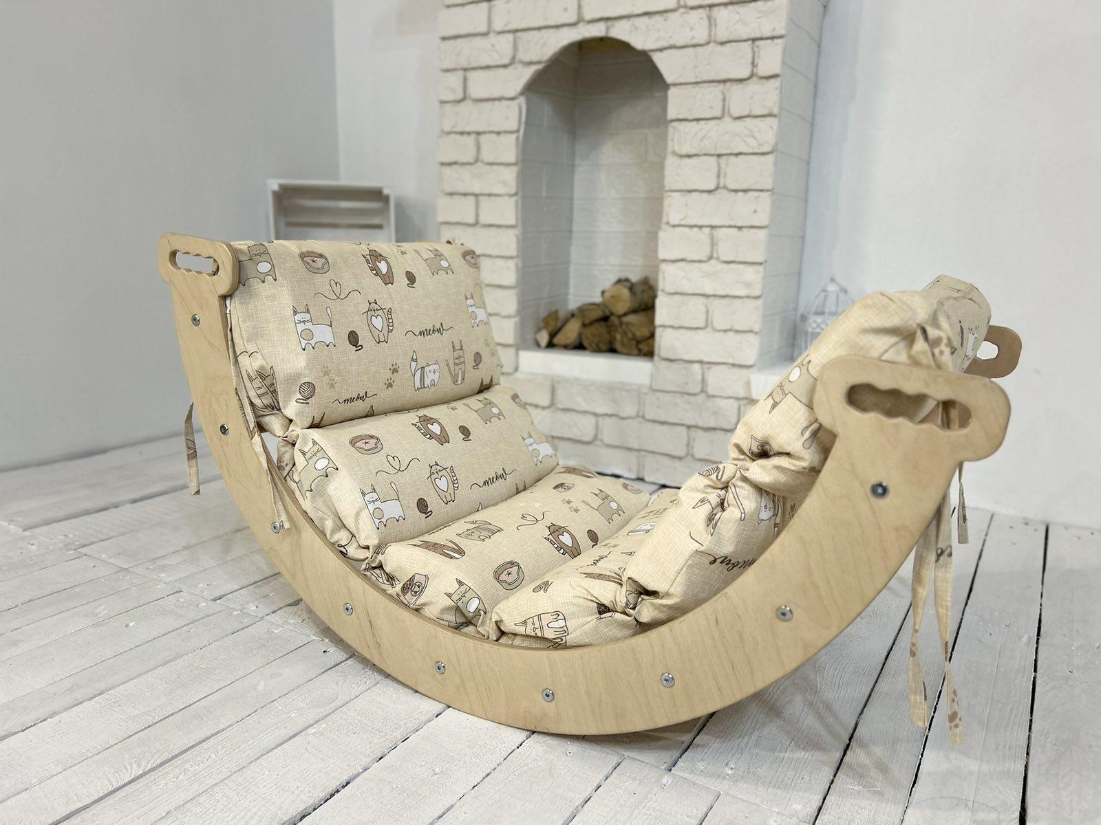 Дитячий тренажер з матрацом Paradox Арка Піклер з натурального дерева (260220241) - фото 3 Дитячий тренажер з матрацом Paradox Арка Піклер з натурального дерева (260220241) - фото 3