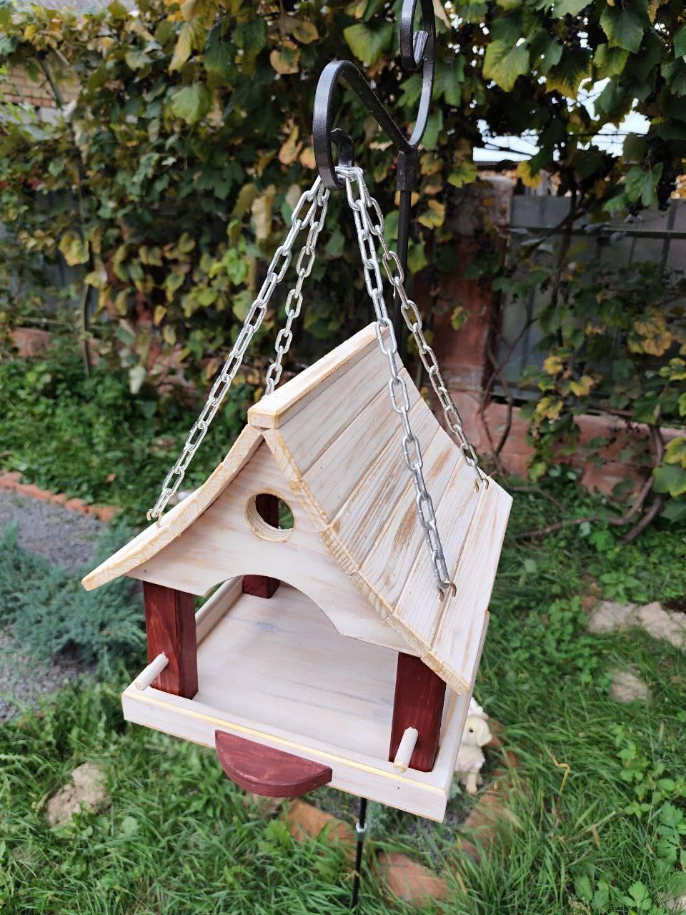 Кормушка подвесная Сакура для птиц и белок Белый (0002081) - фото 5 Кормушка подвесная Сакура для птиц и белок Белый (0002081) - фото 5