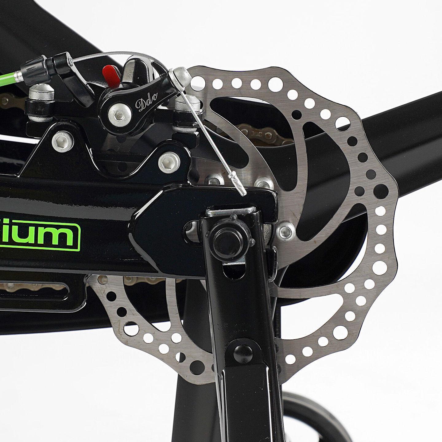 Велосипед двухколесный Corso Revolt 20" детский магниевый Черно-зеленый - фото 4 Велосипед двухколесный Corso Revolt 20" детский магниевый Черно-зеленый - фото 4