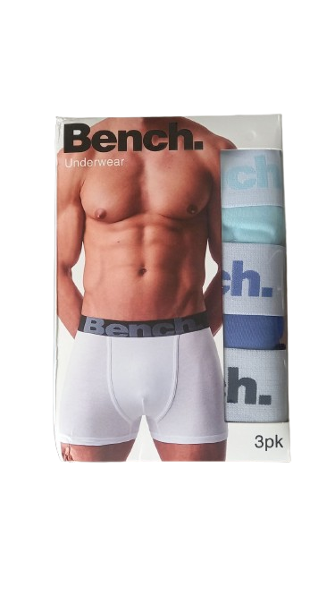 Набір трусів боксерів чоловічих анатомічних Bench Underwear Boxer Shorts 3 шт. ХХL Блакитний/Темно-Синій/Синій (798978) - фото 2 Набір трусів боксерів чоловічих анатомічних Bench Underwear Boxer Shorts 3 шт. ХХL Блакитний/Темно-Синій/Синій (798978) - фото 2