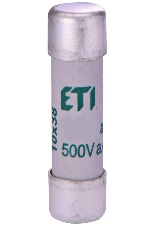 Запобіжник циліндричний плавкий ETI CH 25A аМ 10x38 мм (2652019)