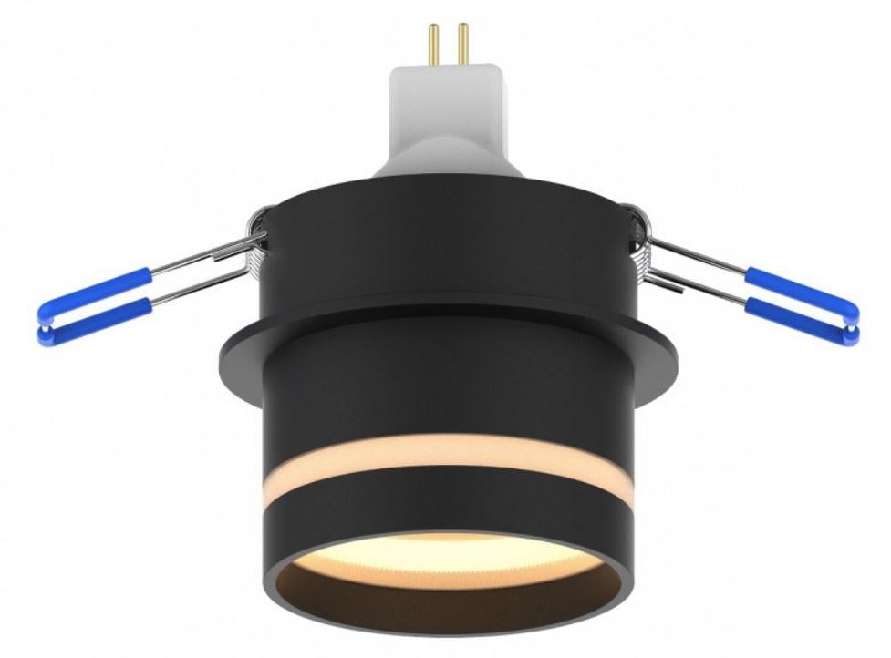 Светильник акцентный Luxel GU10 IP20 Черный (DLD-07B)