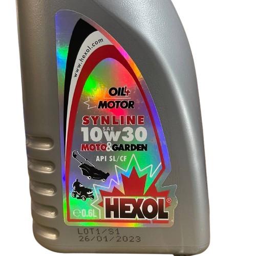 Масло четырехтактное для садового инструмента HEXOL SAE 10W30 0,6 л - фото 2 Масло четырехтактное для садового инструмента HEXOL SAE 10W30 0,6 л - фото 2