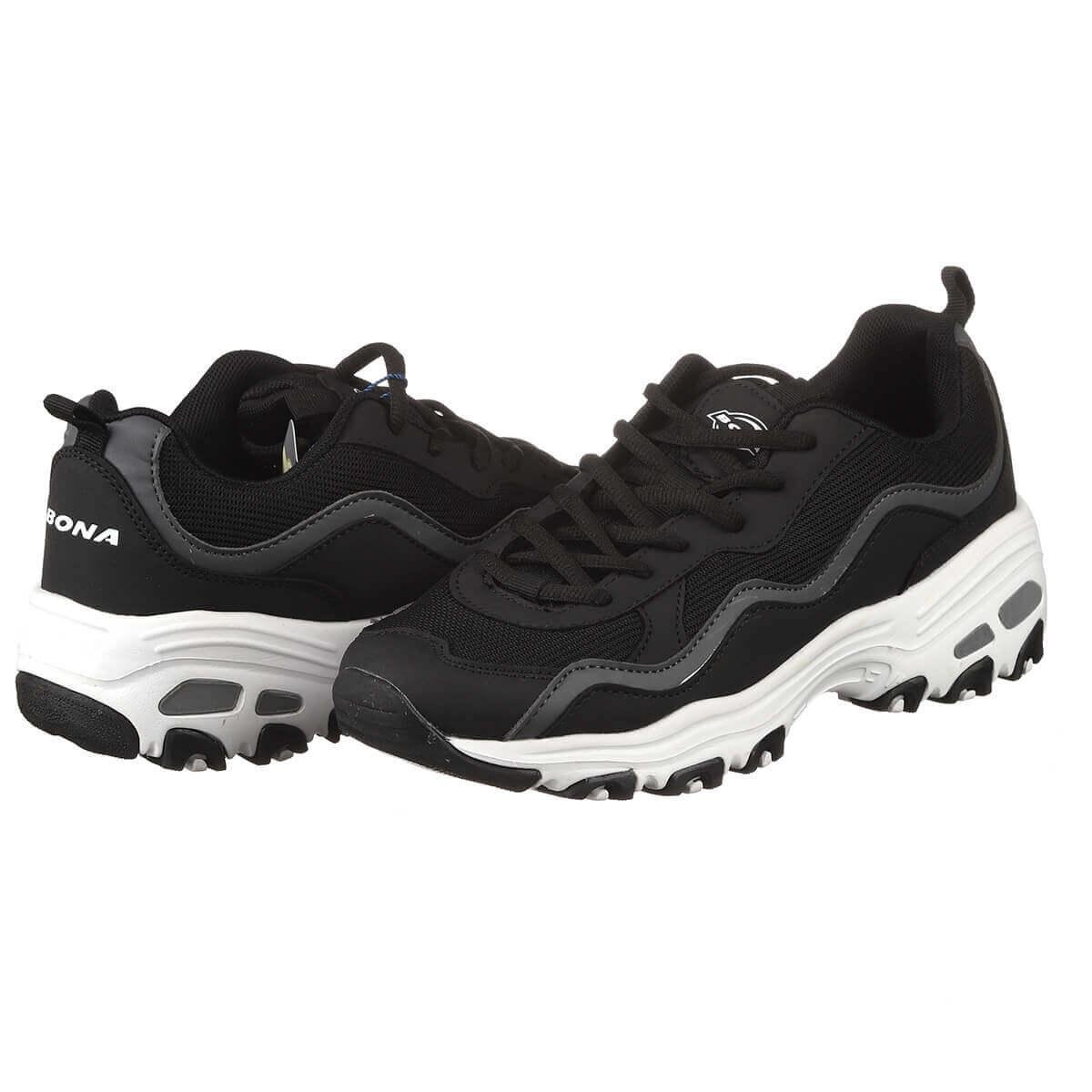 Кросівки жіночі Bona 183-2C комбіновані р. 36 Чорний (02725)