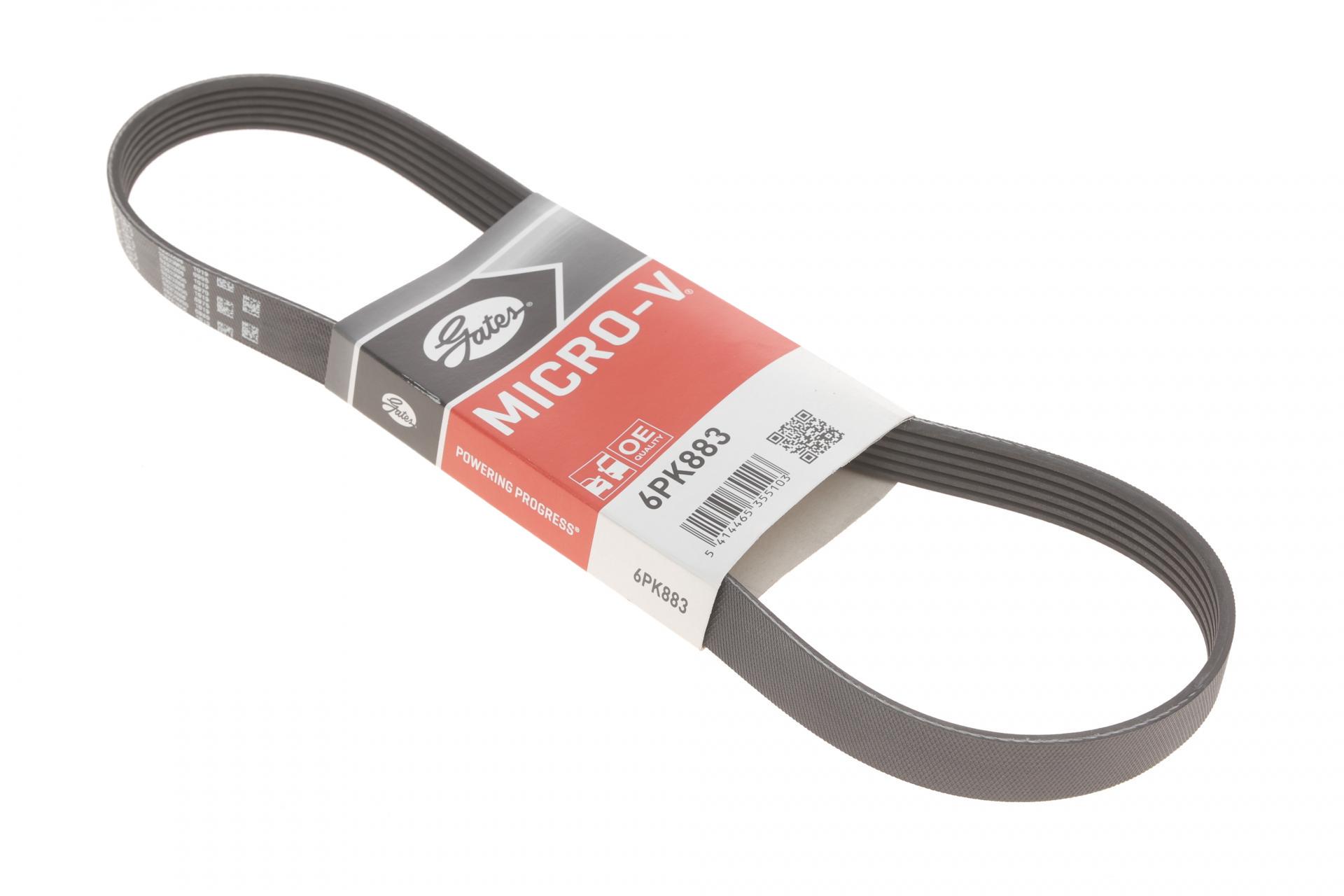 Ремень генератора GATES Chevrolet Aveo 1.4 06-07 6PK883 Ремень генератора GATES Chevrolet Aveo 1.4 06-07 6PK883