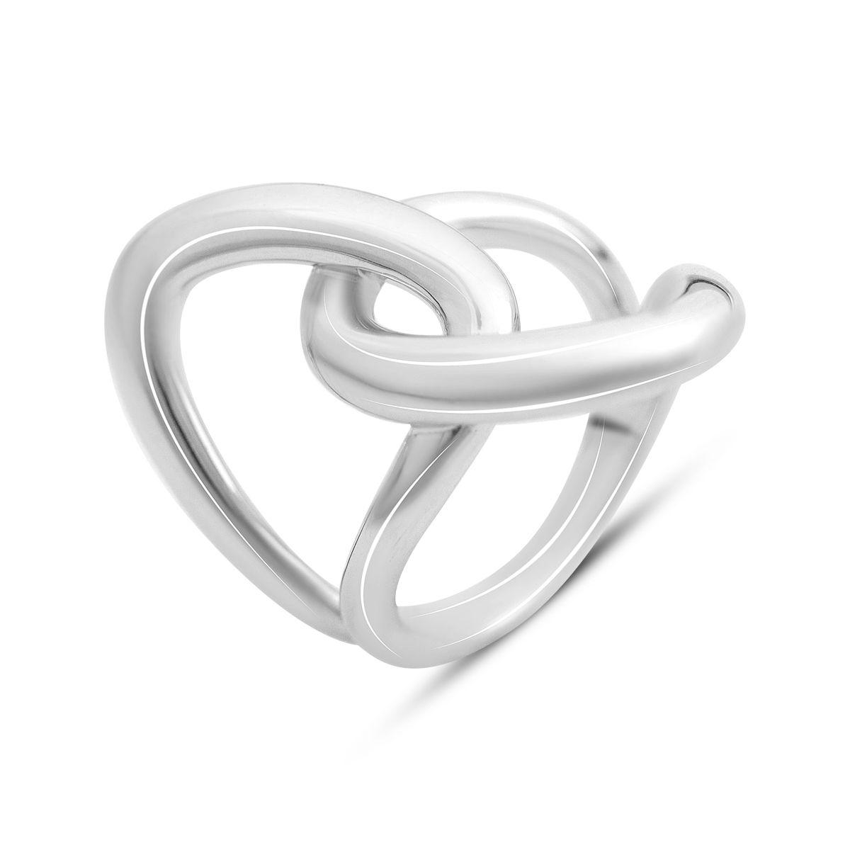 Кольцо серебряное с без камней 8,81 г р. 18,5 (2151258)