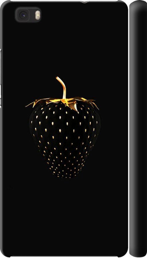 Чехол на Huawei Ascend P8 Lite Черная клубника (3585m-126-42517)