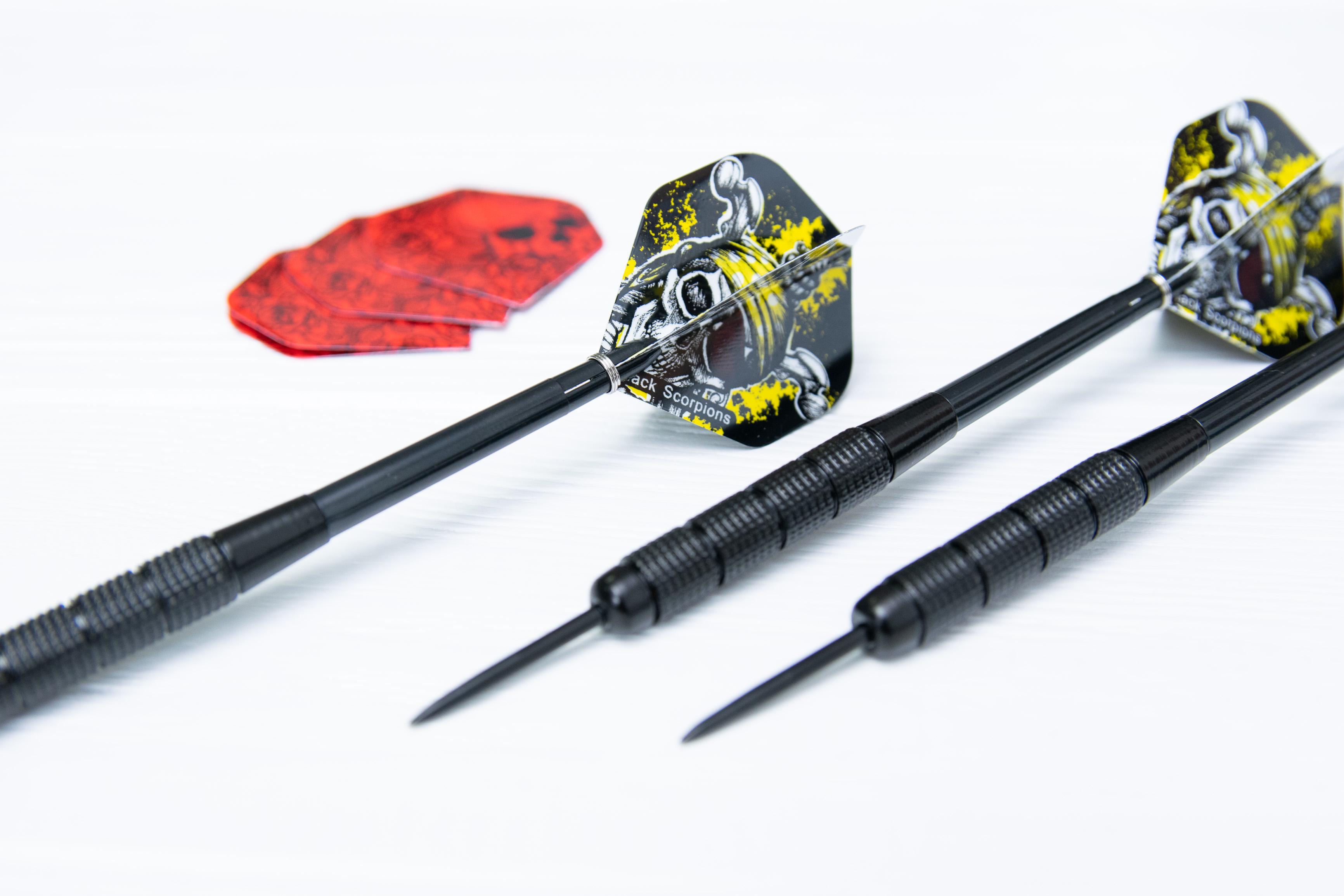 Набор дротиков для дартса Black skull 155 мм 3 шт. - фото 2 Набор дротиков для дартса Black skull 155 мм 3 шт. - фото 2
