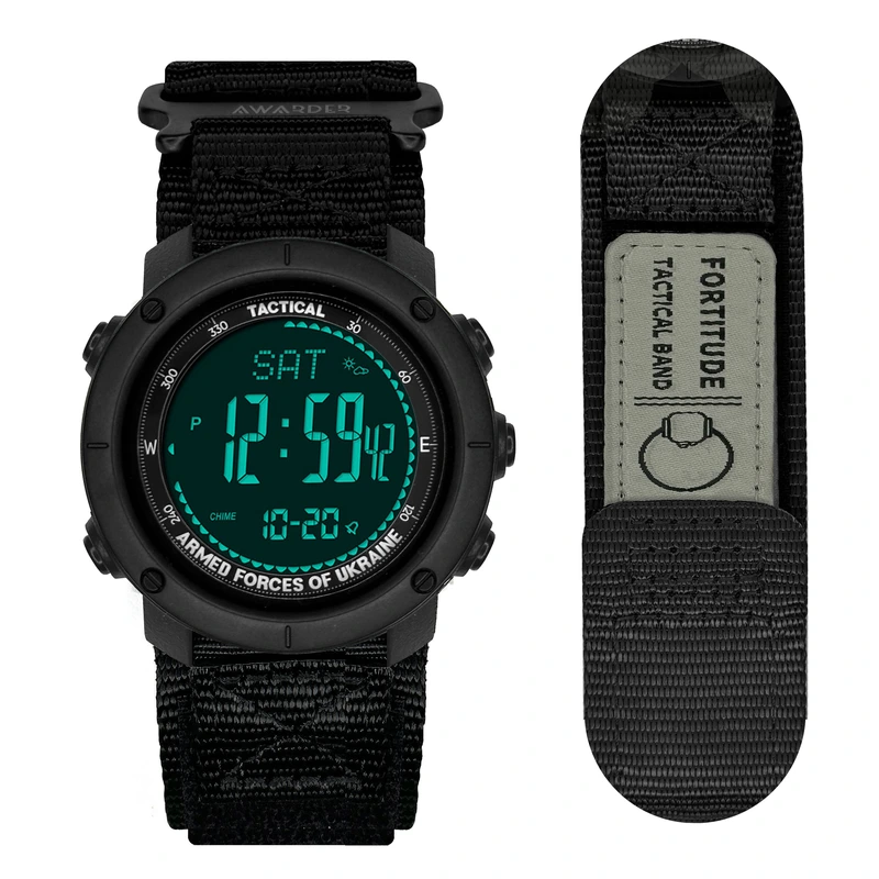 Наручний годинник Awarder 036 Nylon All Black (29112251)