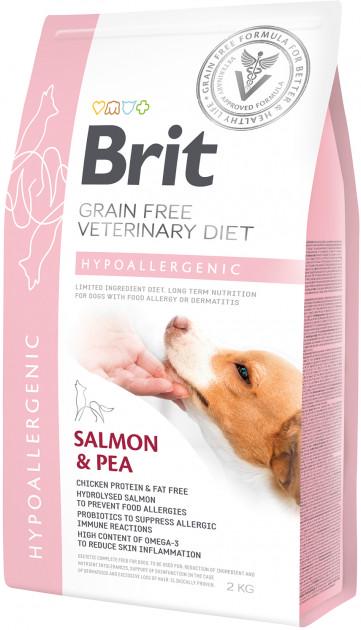 Корм сухий Brit VetDiets Hypoallergenic для дорослих собак при харчовій алергії 2 кг (170939/8042)