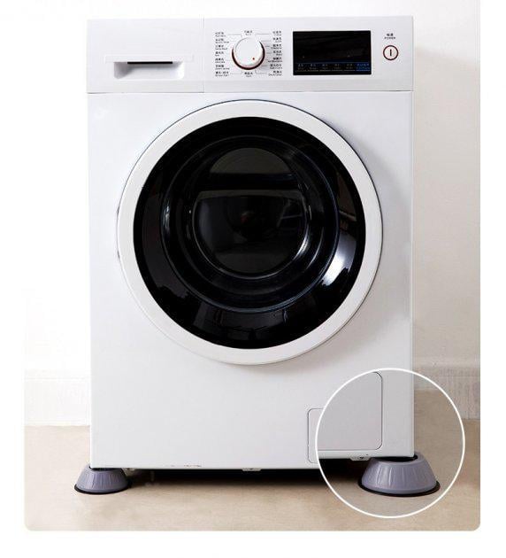 Антивибрационные подставки для стиральной машины 10х3,5 см 4 шт. Серый (9589307) - фото 9 Антивибрационные подставки для стиральной машины 10х3,5 см 4 шт. Серый (9589307) - фото 9